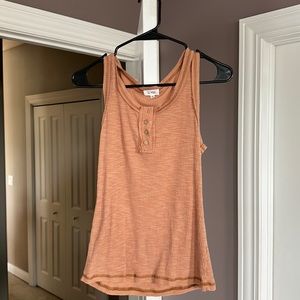 La Miel orange tank top - size medium